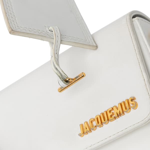 Pre-owned Jacquemus Calfskin Le Carinu White