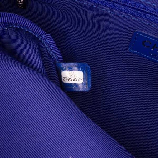 Pre-owned Chanel Small Canvas La Pausa Bay Camera Bag Blue