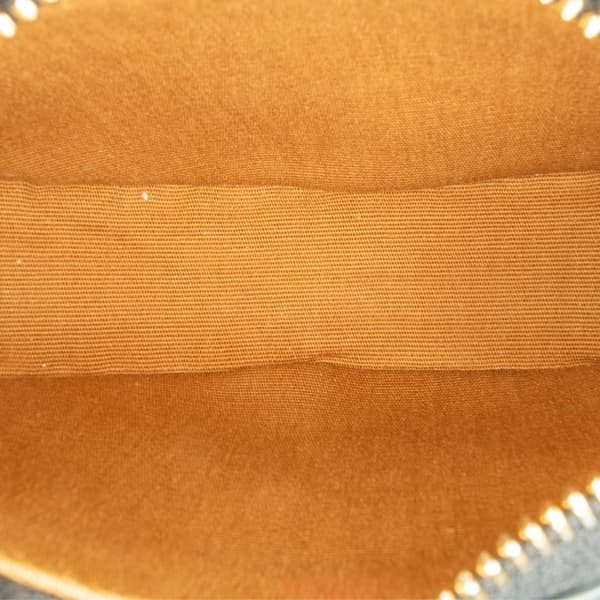 Pre-owned Celine Mini Triomphe Coated Canvas Ava Shoulder Bag Brown