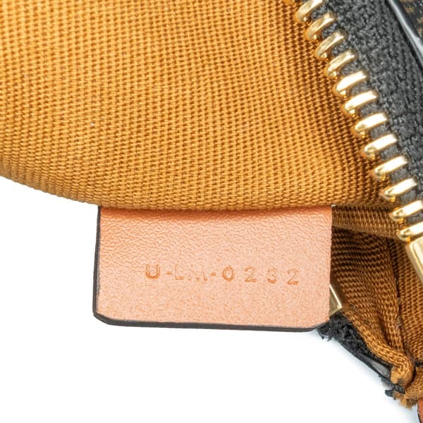 Pre-owned Celine Mini Triomphe Coated Canvas Ava Shoulder Bag Brown