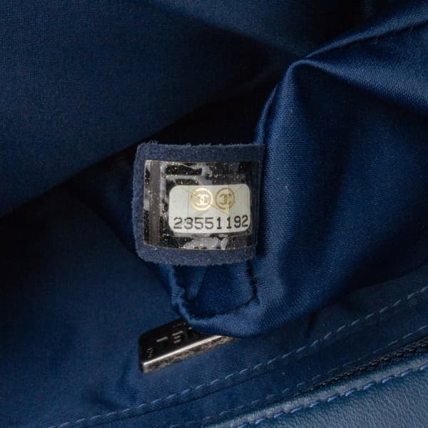 Pre-owned Chanel Paris Cuba Medium Sequin Coco Cuba Single Flap Blue