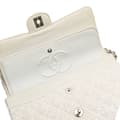Pikkukuva 7 / 10: Pre-owned Chanel Medium Classic Tweed Double Flap White