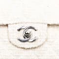 Pikkukuva 9 / 10: Pre-owned Chanel Medium Classic Tweed Double Flap White