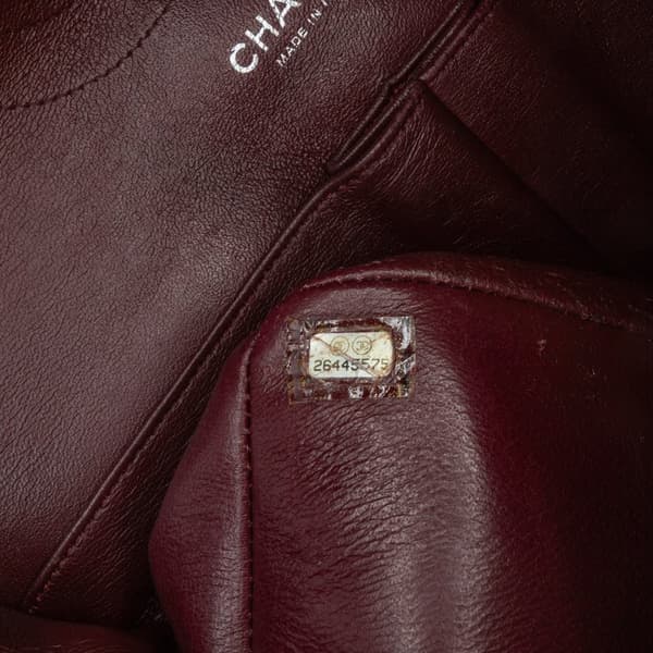 Pre-owned Chanel Jumbo Classic Caviar Double Flap Black