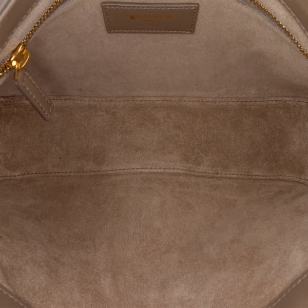 Pre-owned Saint Laurent Leather Le 5 a 7 Shoulder Bag Brown