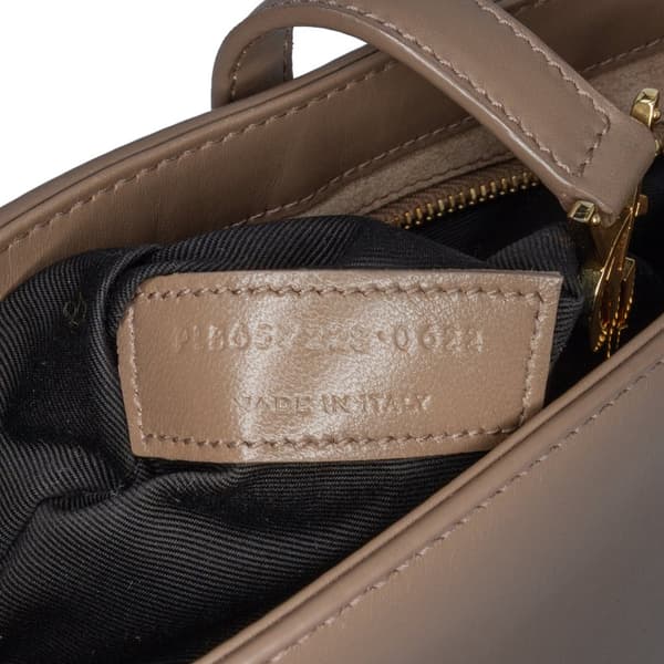 Pre-owned Saint Laurent Leather Le 5 a 7 Shoulder Bag Brown