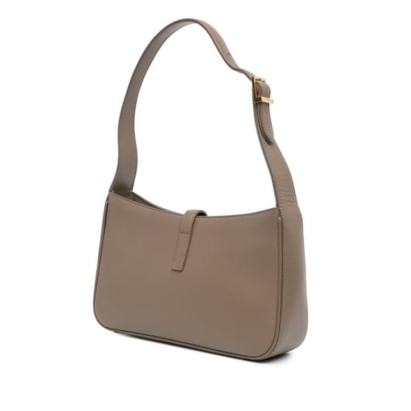 Pre-owned Saint Laurent Leather Le 5 a 7 Shoulder Bag Brown