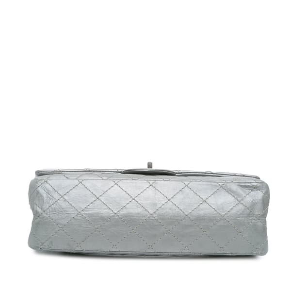 Pre-owned Chanel Reissue 2.55 Aged Calfskin Flap 225 Silver
