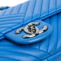 Pikkukuva 8 / 10: Pre-owned Chanel Medium Lambskin CC Crossing Flap Blue