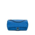 Pikkukuva 1 / 10: Pre-owned Chanel Medium Lambskin CC Crossing Flap Blue