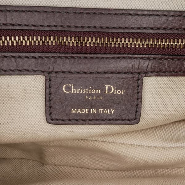 Pre-owned Dior Oblique Canvas Saddle Bag Red