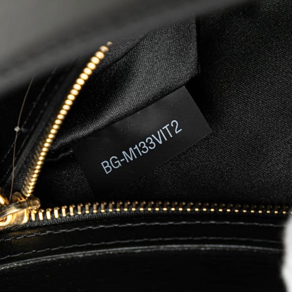 Pre-owned Valentino Leather MyRockstud Saddle Shoulder Bag Black
