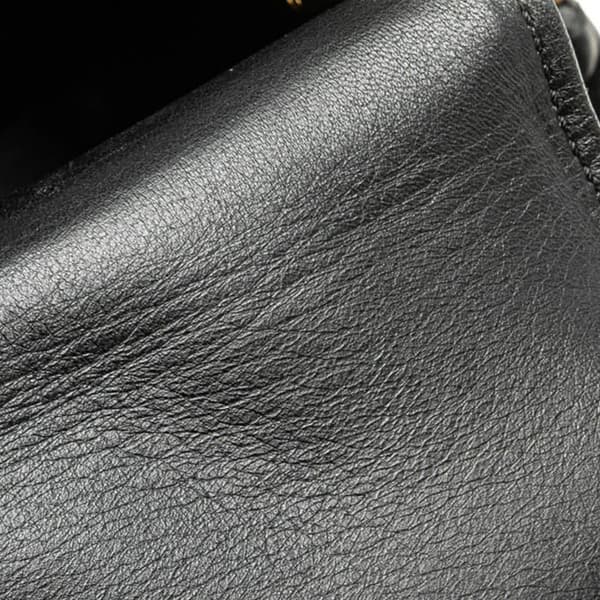 Pre-owned Valentino Leather MyRockstud Saddle Shoulder Bag Black