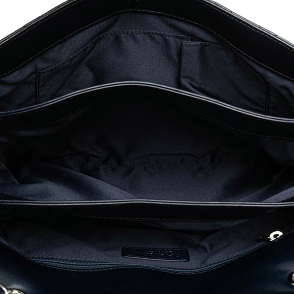 Pre-owned Chanel Jumbo Classic Lambskin 3 Compartment Flap Blue