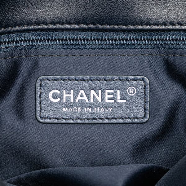 Pre-owned Chanel Jumbo Classic Lambskin 3 Compartment Flap Blue