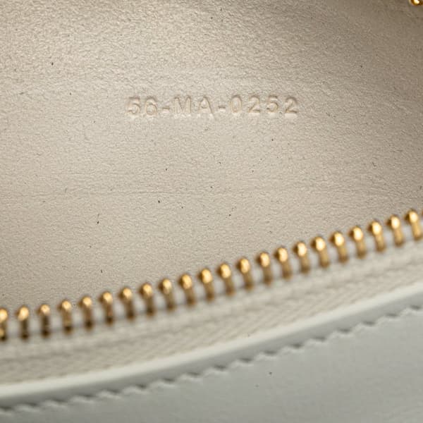 Pre-owned Dior Leather Vibe Shoulder Bag White