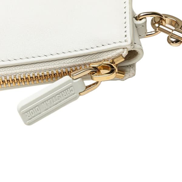 Pre-owned Dior Leather Vibe Shoulder Bag White