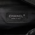 Miniatyrbild 5 av 10: Pre-owned Chanel Paris Biarritz Quilted Coated Canvas Shoulder Bag Black
