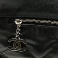 Miniatyrbild 9 av 10: Pre-owned Chanel Paris Biarritz Quilted Coated Canvas Shoulder Bag Black