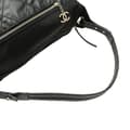 Miniatyrbild 10 av 10: Pre-owned Chanel Paris Biarritz Quilted Coated Canvas Shoulder Bag Black