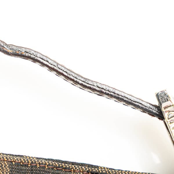 Pre-owned Fendi Zucca Canvas Shoulder Bag Brown