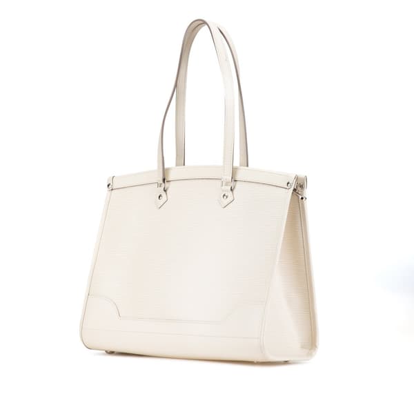 Pre-owned Louis Vuitton Epi Madeleine GM White