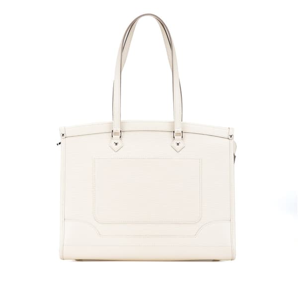 Pre-owned Louis Vuitton Epi Madeleine GM White