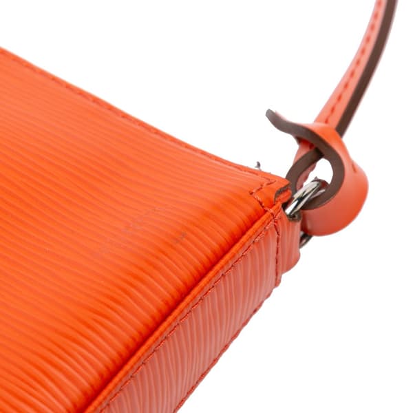 Pre-owned Louis Vuitton Epi Pochette Accessoires Orange