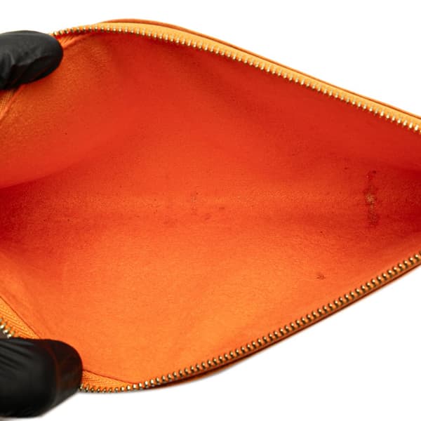 Pre-owned Louis Vuitton Epi Pochette Accessoires Orange