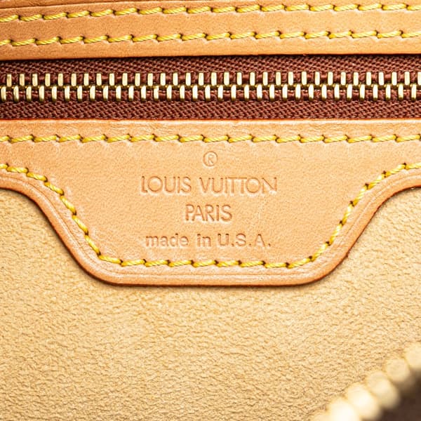 Pre-owned Louis Vuitton Monogram Looping GM Brown
