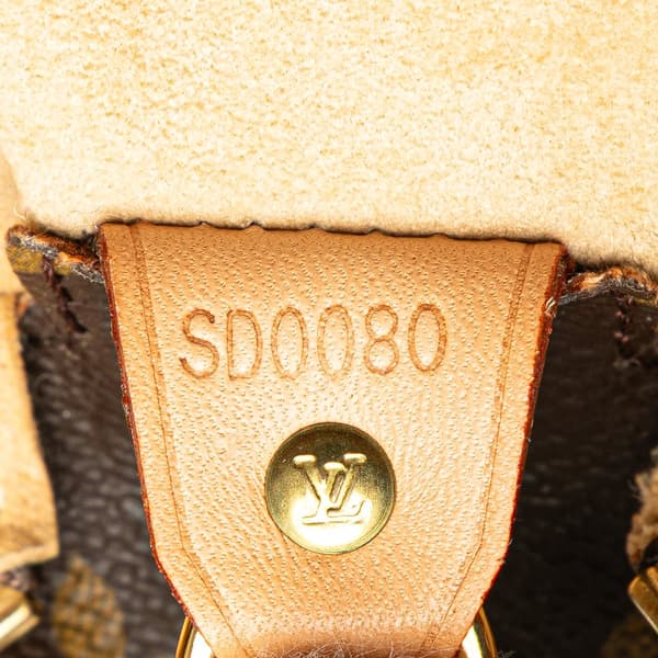 Pre-owned Louis Vuitton Monogram Looping GM Brown