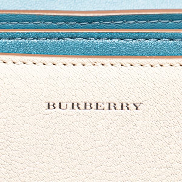 Pre-owned Burberry Goatskin Small D-Ring Shoulder Bag Brown