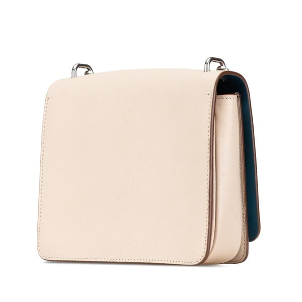Pre-owned Burberry Goatskin Small D-Ring Shoulder Bag Brown
