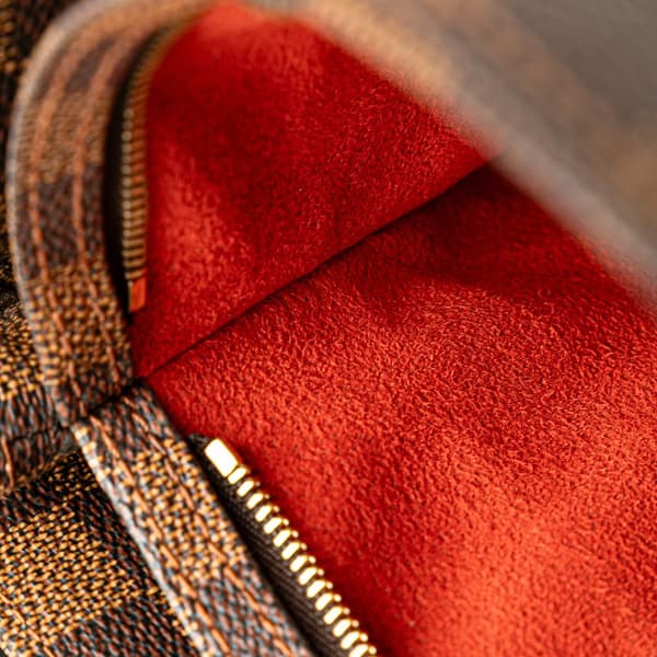 Pre-owned Louis Vuitton Damier Ebene Aubagne Brown