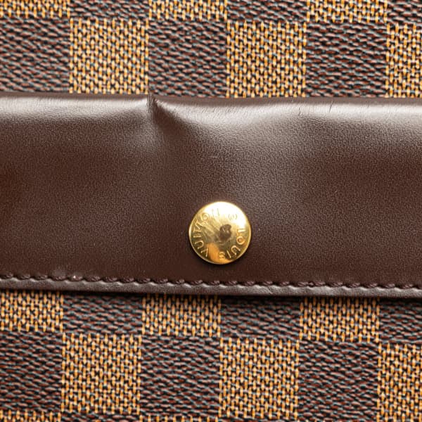Pre-owned Louis Vuitton Damier Ebene Aubagne Brown