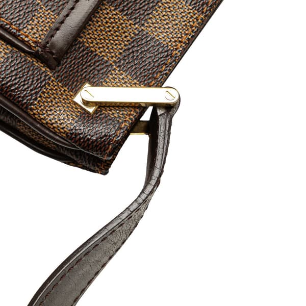 Pre-owned Louis Vuitton Damier Ebene Aubagne Brown