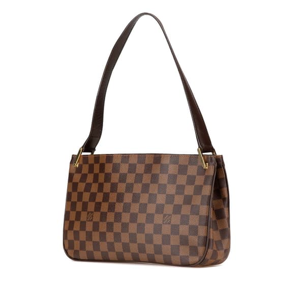 Pre-owned Louis Vuitton Damier Ebene Aubagne Brown