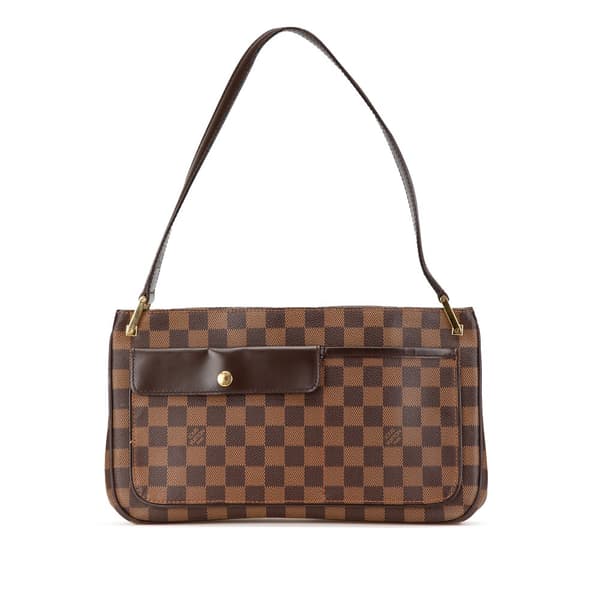 Pre-owned Louis Vuitton Damier Ebene Aubagne Brown