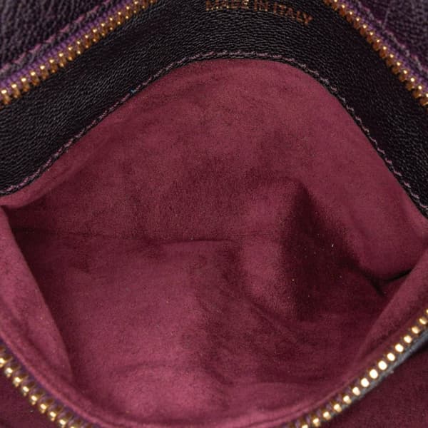 Pre-owned Tom Ford Leather Carine Flap Shoulder Bag Purple