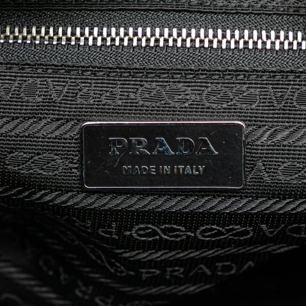 Pre-owned Prada Tessuto Shoulder Bag Black