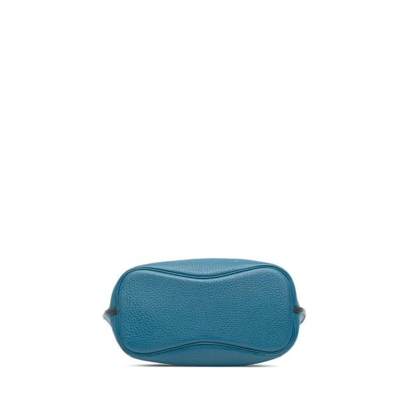 Pre-owned Hermès Togo So Kelly 26 Blue