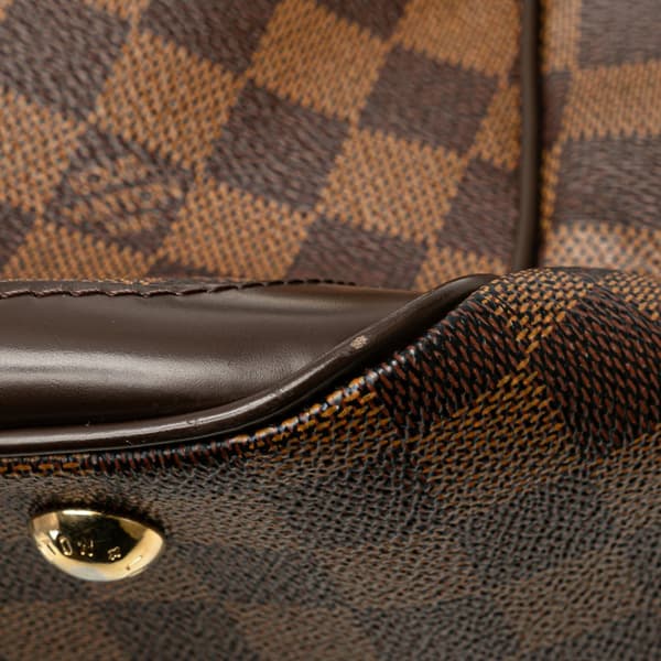 Pre-owned Louis Vuitton Damier Ebene Verona MM Brown