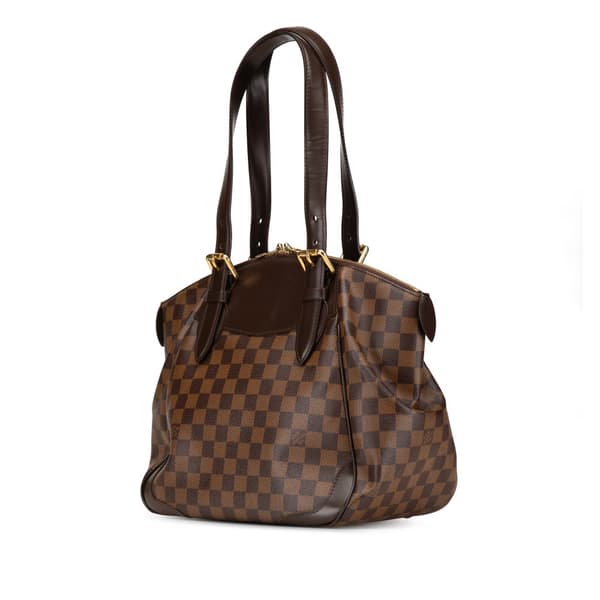 Pre-owned Louis Vuitton Damier Ebene Verona MM Brown
