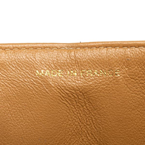 Pre-owned Chanel Small Classic Lambskin Double Flap Brown