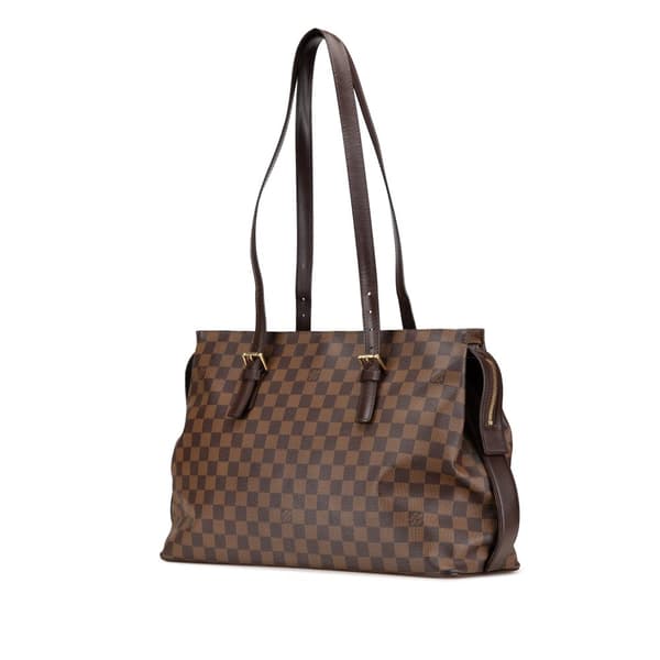 Pre-owned Louis Vuitton Damier Ebene Chelsea Brown