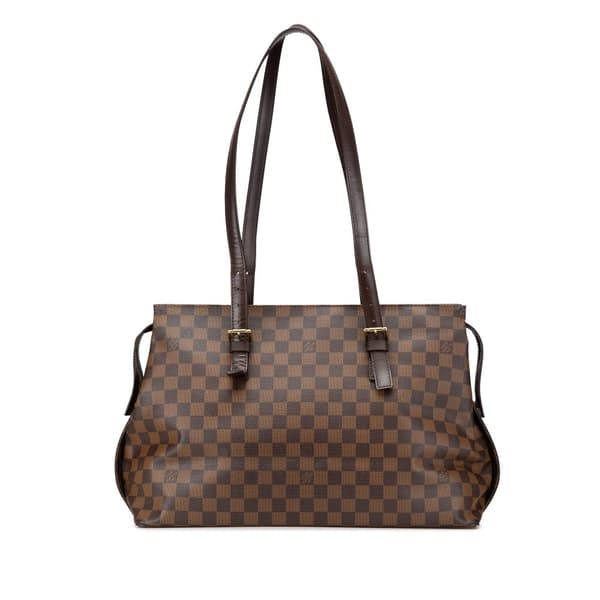 Pre-owned Louis Vuitton Damier Ebene Chelsea Brown