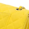 Pikkukuva 9 / 10: Pre-owned Chanel Medium Classic Jersey Double Flap Yellow