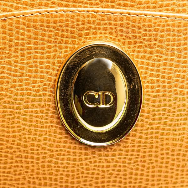 Pre-owned Dior Leather Shoulder Bag Brown