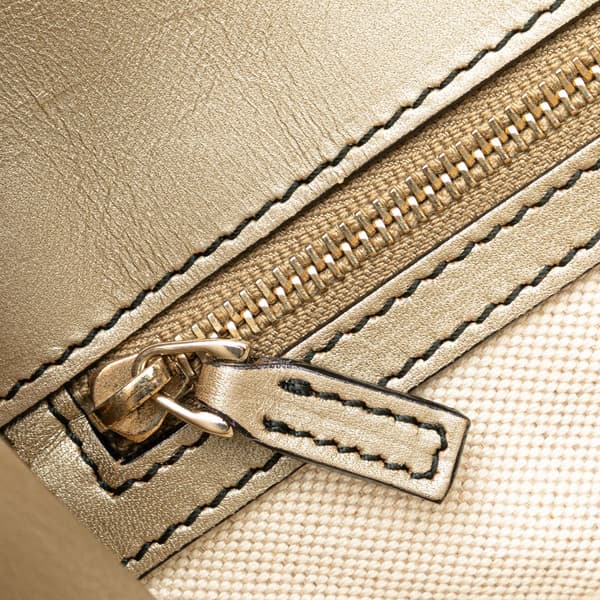Pre-owned Gucci Large Guccissima Emily Shoulder Bag Gold