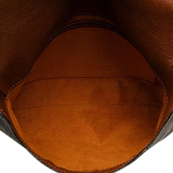 Pre-owned Louis Vuitton Monogram Musette Tango Short Strap Brown